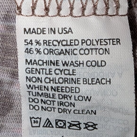 PrAna | Lottie Organic Cotton Boho Aztec Chevron Pink Long Sleeve T-Shirt | XL - Picture 9 of 11